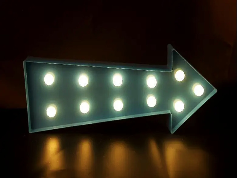 LED নাইট শ্যাডো লেটার মোটিফ নাইট লাইট
