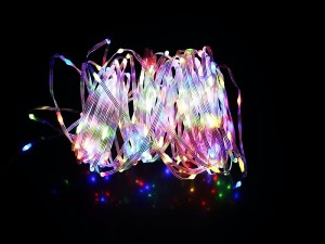 LED-Fee-Lichterkette, Kupferdraht, Weihnachten, Ho...