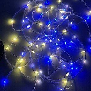 RGB 防水 5 メートル/2 メートル銅線クリスマス LED ライト/usb 銅線ストリングライトフェアリーライト