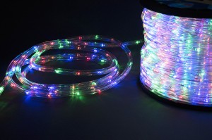 Luz de corda LED de alta calidade - Luz de Nadal redonda de 2 fíos