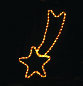 LED motyf ljocht tou ljocht meteor shooting star tou ljocht dekoraasje ljocht