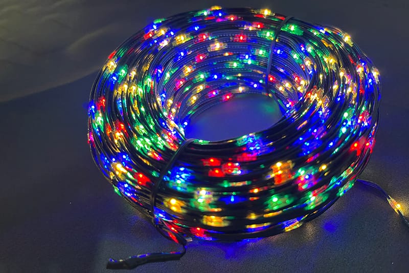 LED pravljična bakrena pvc svetilka na vrvici okrasna luč