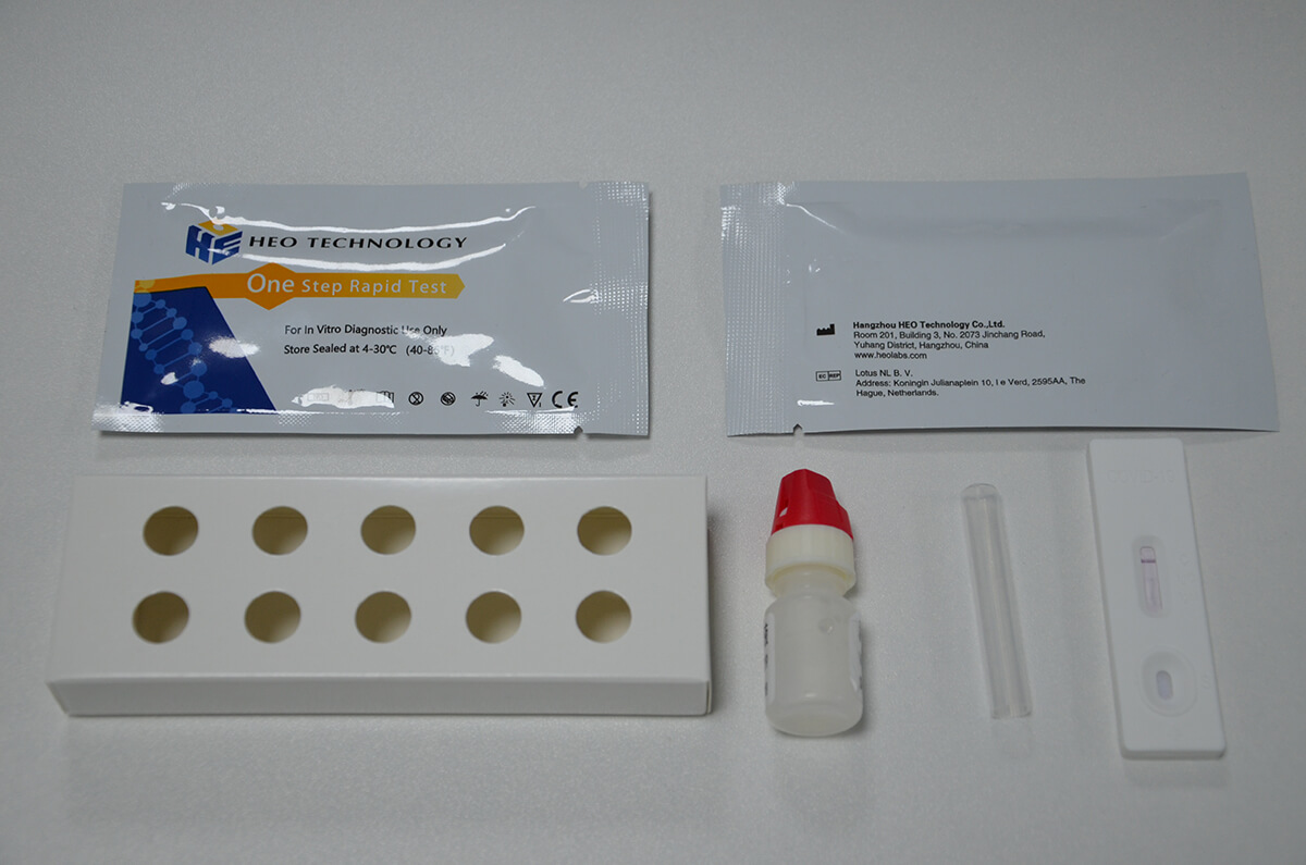 Influenza A+B Rapid Test Kaset influenza positif