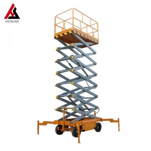 Mobile Scissor Lift Table with Auxiliary walk
