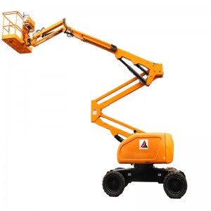 Hale Hana No 8m 10m 12m 16m 18m Hydraulic Electric Self Propelled Crawler Cherry Picker Spider Boom Lifts for Sale