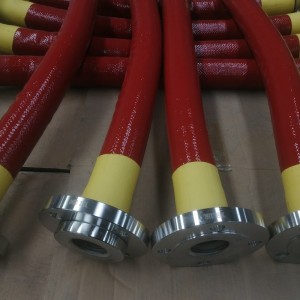 定制的PVC /有机硅涂层金属软管