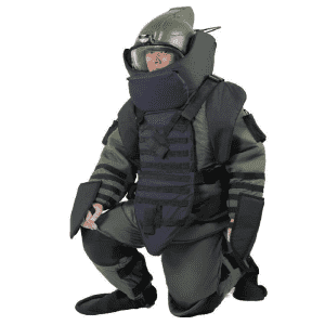 Costum pentru eliminarea bombelor EOD de securitate militară de poliție