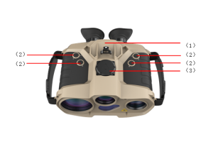 Thermal Imaging Night Vision Binoculars ከ Rangefinder እና ከምሽት እይታ ጋር