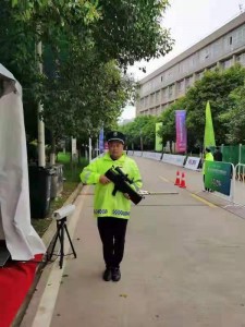Siffar bindiga Anti-drone Jammer tare da bandeji mai yawan mitoci