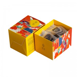 Aukščiausios kokybės stalčius Spalvinga balto kortelių popieriaus pakavimo dėžutė arbatos maišeliui