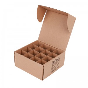 Kraft Recyclable Materials RETF Corrugated Carton Package Gift Box para sa Lamp LED