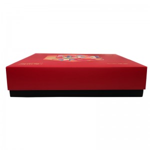 Тансаг зэрэглэлийн халуун тамгатай алтны лого хэвлэх хавтас ба тавиур Хайрцаг цаас ба Атираат бэлэг тээвэрлэлтийн хайрцаг