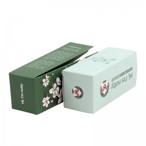 Custom Size White Cardboard Paper Box with outer Sleeve