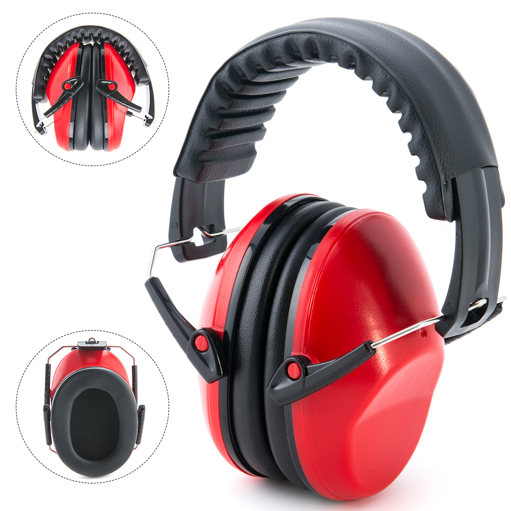 소음 감소를 위한 조정가능한 머리띠 청력 보호 장치 안전 귀마개