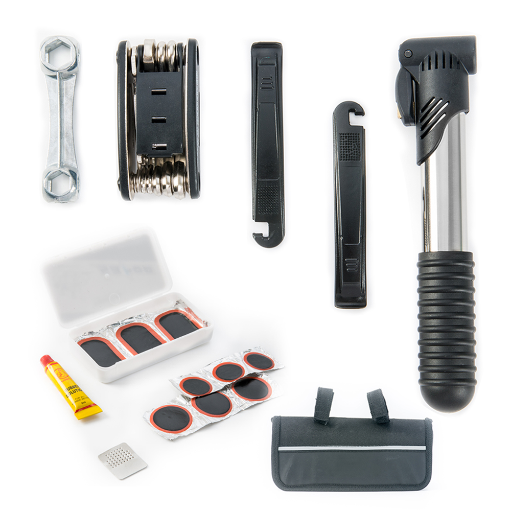 Kit d'outils de réparation d'entretien de vélo 16PCS