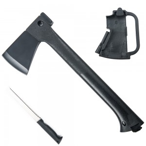 Rubber Coated Handle Survival Camping Hatchet