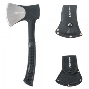 Axe Camping Survival Outdoor With Rubber Coated Handle