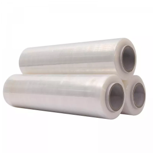 Stretch film food wrapping pvc cling shrink wrap jumbo roll