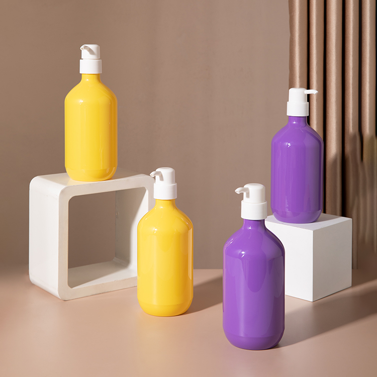 ODM Custom Made Opaque Color 500ml Body Wash Gel Bottle with Pump Dispenser Featured Image