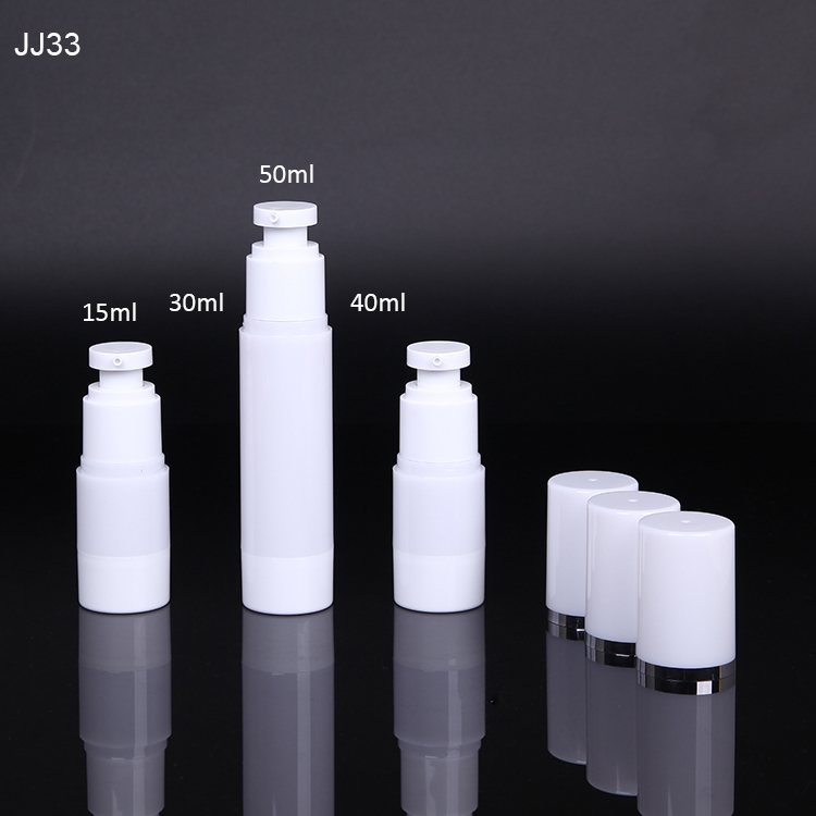 15ml 30ml 40ml 50ml 80ml 100ml 120ml Transparent and white color Facial mister airless spray bottles