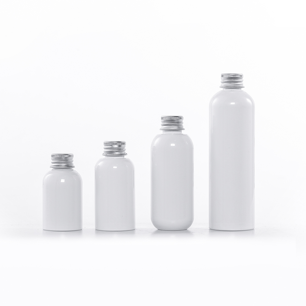 20mm 24mm Aluminum lid PET cosmetic bottle