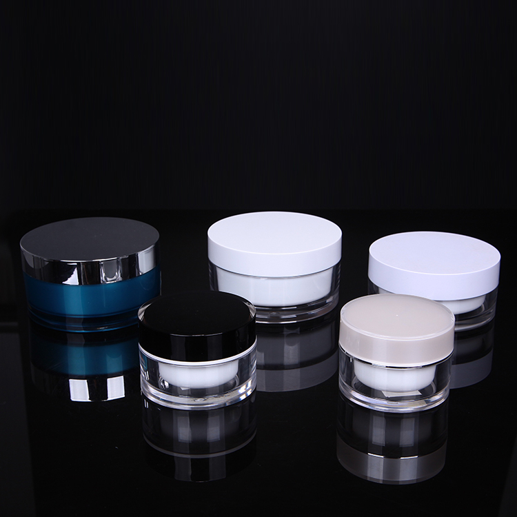 Various Capacity Acrylic Cream Jar, Plastic Cream Jar Packing