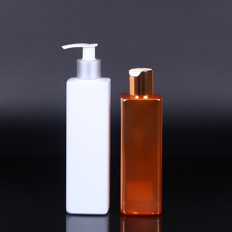 Body lotion, water perfume PET plastic square bottle 300ml 250ml