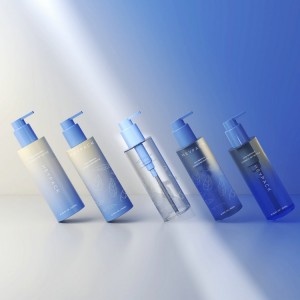 200ml 250ml Facial Clenaser Gel Pump Bottle with Customized Matte / Semi-transparent / Clear Color