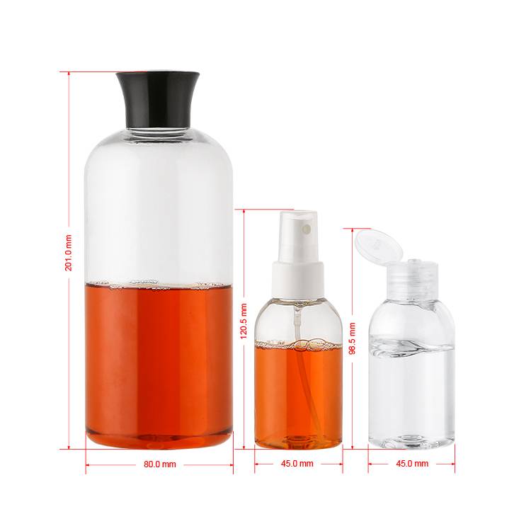 Modern Round Shape Disinfectant Trigger srpay bottle 500ml 250ml
