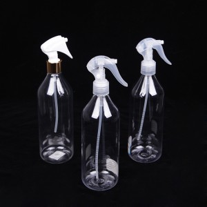 350/500/750/1000ml pet trigger spray bottle for hair salon water cosmetic