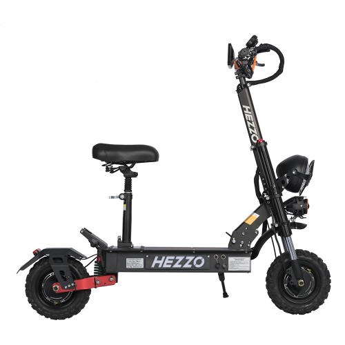 HEZZO 2022 ホット販売折りたたみ電動スクーター 5600 ワットオフロード電動スクーター 30AH LG バッテリー長距離卸売 Escooter 送料無料キック E スクーター大人のための