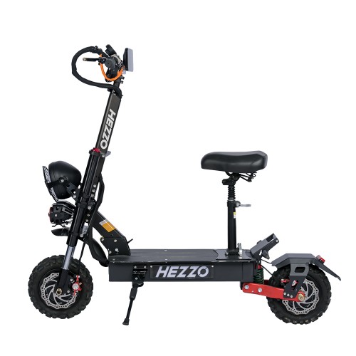 HEZZO 2022 Hot Selling Folding Electric Scooter 5600W Off Road Electric Scooter 30AH LG Batterie mit großer Reichweite Großhandel Escooter kostenloser Versand Kick E Scooter für Erwachsene