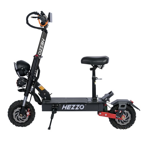 HEZZO 2022 Hot Selling დასაკეცი ელექტრო სკუტერები 5600W Off Road Electric Scooter 30AH LG ბატარეის გრძელვადიანი საბითუმო ესკუტერი უფასო მიწოდება Kick E სკუტერი მოზრდილებისთვის