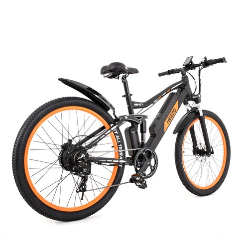 HEZZO 2022 fashion Aluminium alloy 500W Motor powerful 48V 15AH Lithium Battery Motor Ebike 27.5 Inches mountain Tire emtb moped Electric bicycle