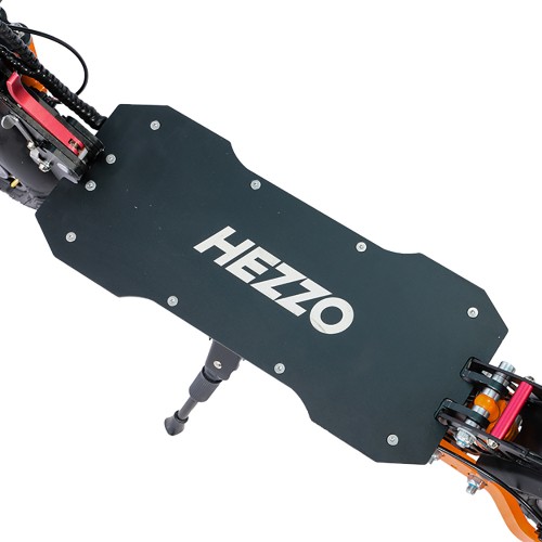 HEZZO टॉप सेलिंग 2400W ड्युअल मोटर 20Ah लिथियम बॅटरी इलेक्ट्रिक स्कूटर 11 इंच ऑफ रोड टायर डिस्क ब्रेक इलेक्ट्रिक किक स्कूटर