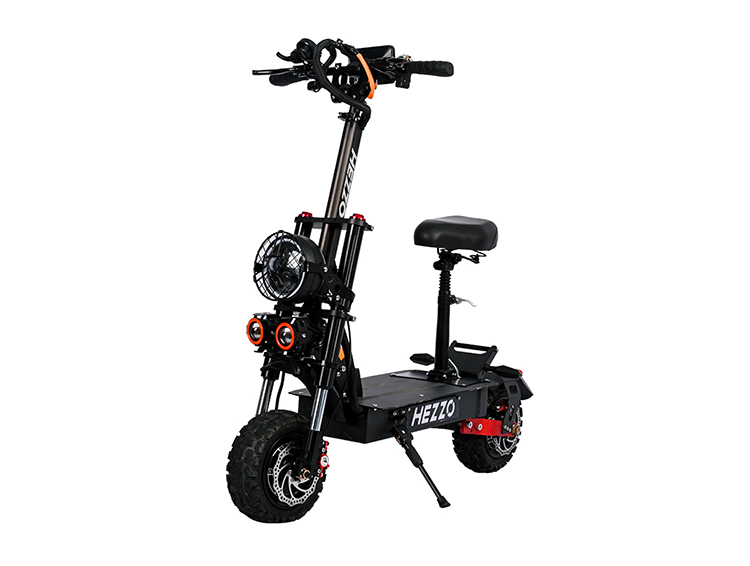 HEZZO 2022 Hot Selling Folding Electric Scooter 5600W Off Road Electric Scooter 30AH LG Batterie mit großer Reichweite Großhandel Escooter kostenloser Versand Kick E Scooter für Erwachsene