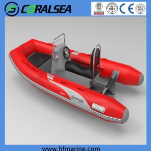 Luxury entheng aluminium-hull RIB kanggo luang / olahraga / fishing