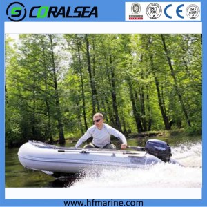 Light-weighted single-layer aluminum-hull RIB for leisure/ sport/ fishing