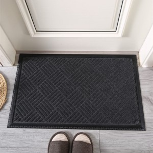 Polyester Rib Teppech Doormat- gedréckt Typ