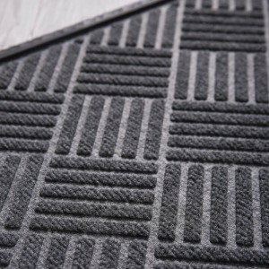 Polyester Rib Teppech Doormat- gedréckt Typ