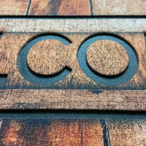 Rettangolu Doormat-Flocking Tip