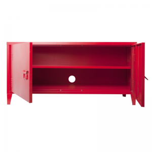 HG-2T Red metal wall TV hall cabinet design for living room QUALITY IS THE SOUL OF OUR ENTERPRISE