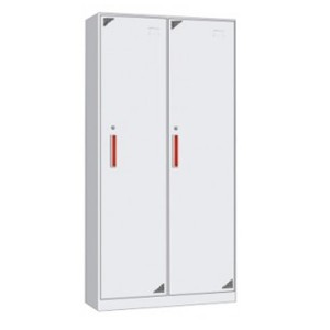 HG-B04 Metal Two Door Cloth Cabinet Steel Locker In Storage For Office School