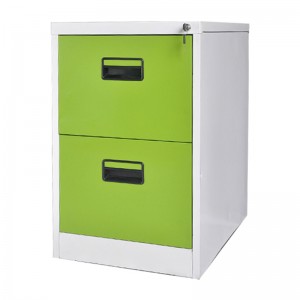 HG-001-A-2D-01A Easy assemble office steel storage cabinet vertical 2 drawer filing cabinet
