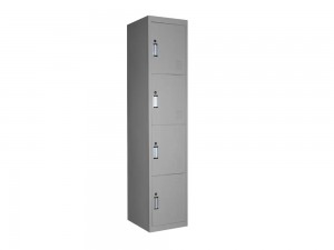 HG-033-1 Home Four Door Metal Office Lockers Fireproof Electrostatic Spraying Surface