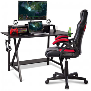 HG-B01-D22 Customized base steel office furniture multi-purpose computer game desks