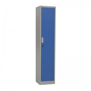 HG-030-01 Cheap Steel  Office Lockable Locker Single Door Safe No Screws Staff Locker