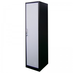 HG-030D-01A Cheap Steel  Office Lockable Locker Single Door Safe No Screws Staff Locker
