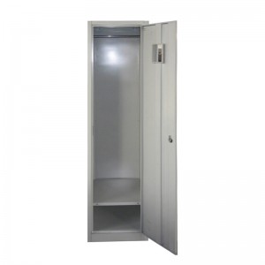 HG-030D Cheap Steel  Office Lockable Locker Single Door Safe No Screws Staff Locker