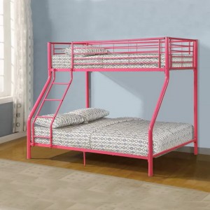 HG-063 Children Metal Bunk Beds Kids Steel School Furniture Bunk Beds Frame For Domestic Use Bedroom Bed